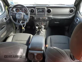 2022 Jeep Wrangler Unlimited Sport S with VIN 1C4HJXDG2NW151250, listed as a Copart auction lot 46073145 with 46,531 mi miles and Salvage Title. Bid and sale history available at carsss.com. Image 8.