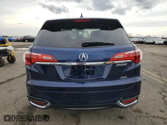 2016 Acura RDX Technology with VIN 5J8TB4H52GL019626, listed as a Copart auction lot 51613425 with 114,003 mi miles and Salvage Title. Bid and sale history available at DreamBid. Image 6.