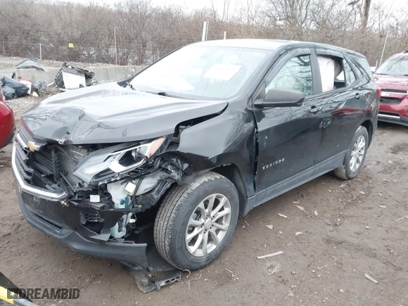 2020 Chevrolet Equinox LS with VIN 2GNAXSEV2L6179211, listed as a IAAI auction lot 41061859 with 127,928 mi miles. Bid and sale history available at carsss.com. Image 2.