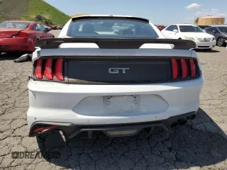 2022 Ford Mustang GT with VIN 1FA6P8CF9N5136633, listed as a Copart auction lot 51869985 with 34,974 mi miles and Salvage Title. Bid and sale history available at carsss.com. Image 6.