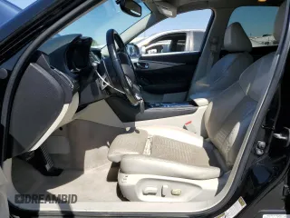 2014 Infiniti Q50 Premium with VIN JN1BV7ARXEM687605, listed as a Copart auction lot 61275535 with 104,337 mi miles and Salvage title. Bid and sale history available at DreamBid. Image 7.