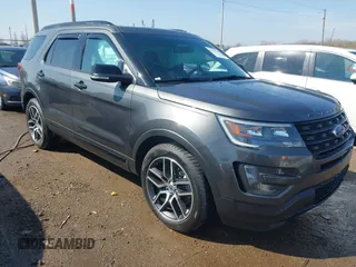 2016 Ford Explorer Sport with VIN 1FM5K8GTXGGA43174, listed as a IAAI auction lot 41995710 with 54,471 mi miles and . Bid and sale history available at DreamBid. Image 1.