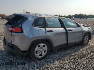 2017 Jeep Cherokee Sport with VIN 1C4PJMAB1HW563201, listed as a Copart auction lot 59742435 with 149,423 mi miles and Salvage title. Bid and sale history available at DreamBid. Image 3.