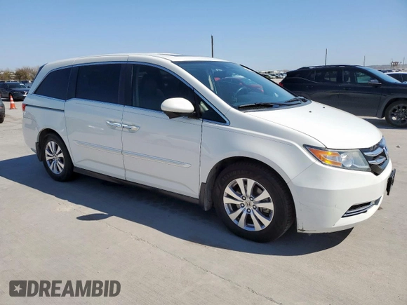 2014 Honda Odyssey EX-L with VIN 5FNRL5H67EB122190, listed as a Copart auction lot 48904885 with 163,719 mi miles and Clean Title. Bid and sale history available at carsss.com. Image 4.