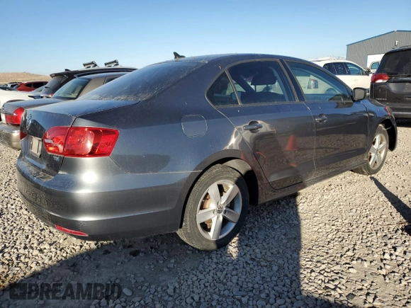 2012 Volkswagen Jetta Sedan TDI with VIN 3VW3L7AJ3CM466573, listed as a Copart auction lot 42820135 with 100,074 mi miles and Salvage Title. Bid and sale history available at carsss.com. Image 3.