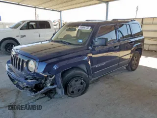 2016 Jeep Patriot Sport SE with VIN 1C4NJPBA0GD641878, listed as a Copart auction lot 59995775 with 114,350 mi miles and Salvage title. Bid and sale history available at DreamBid. Image 1.