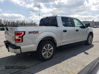 2018 Ford F-150 XL with VIN 1FTEW1C54JKF74723, listed as a Copart auction lot 52547465 with 107,232 mi miles and Salvage title. Bid and sale history available at DreamBid. Image 3.