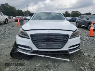 2018 Genesis G80 3.8L with VIN KMHGN4JE4JU238537, listed as a Copart auction lot 73044464 with 45,239 mi miles and Salvage Title. Bid and sale history available at carsss.com. Image 5.