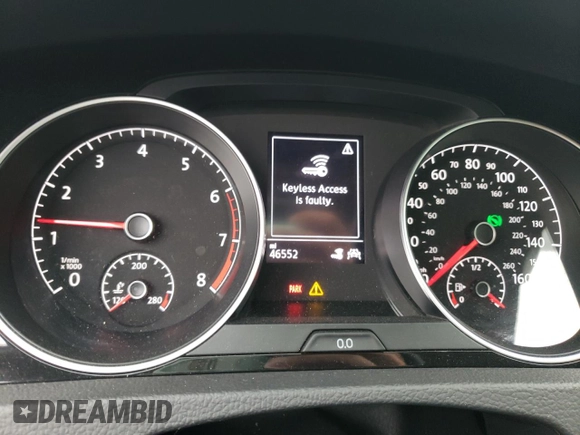 2018 Volkswagen Golf SportWagen SEL with VIN 3VWL17AU8JM768471, listed as a Copart auction lot 62404393 with 46,552 mi miles. Bid and sale history available at carsss.com. Image 9.