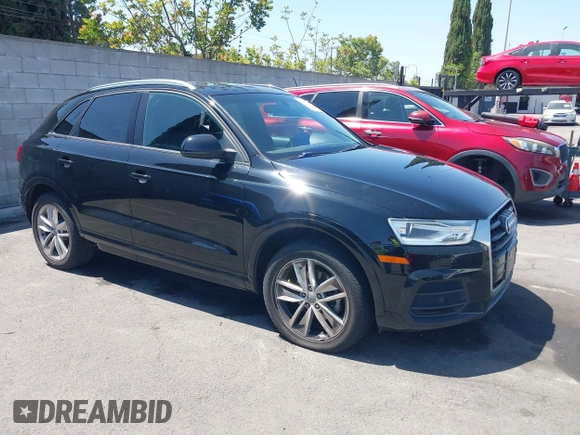 2017 Audi Q3 Premium with VIN WA1BCCFS2HR006765, listed as a IAAI auction lot 42526881 with 100,251 mi miles and . Bid and sale history available at DreamBid. Image 1.
