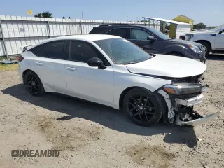 2023 Honda Civic Sport with VIN 19XFL2H83PE004438, listed as a Copart auction lot 54172415 with 15,938 mi miles and Salvage Title. Bid and sale history available at DreamBid. Image 4.