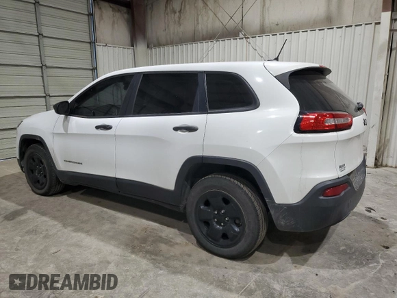 2014 Jeep Cherokee Sport with VIN 1C4PJLAB0EW320792, listed as a Copart auction lot 42204355 with 183,107 mi miles and Salvage Title. Bid and sale history available at DreamBid. Image 2.