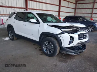 2025 Chevrolet Equinox AWD LT with VIN 3GNAXPEG6SL104049, listed as a IAAI auction lot 41871445 with 13,324 mi miles and . Bid and sale history available at DreamBid. Image 1.