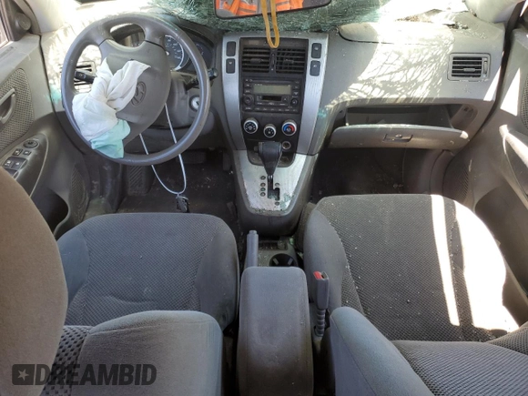 2006 Hyundai Tucson GLS with VIN KM8JN72D76U303031, listed as a Copart auction lot 53524894 with 0 mi miles and Salvage Title. Bid and sale history available at carsss.com. Image 8.
