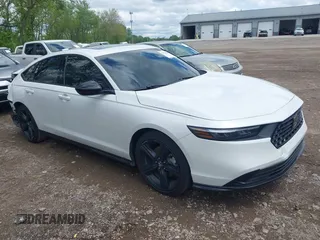2025 Honda Accord Sport-L with VIN 1HGCY2F72SA005527, listed as a IAAI auction lot 42178647 with 9,986 mi miles and . Bid and sale history available at DreamBid. Image 1.