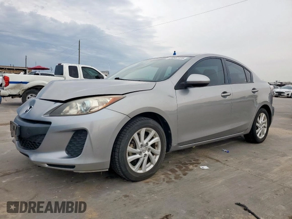 2012 Mazda 3 i Touring с VIN JM1BL1V71C1700233, выставлен на аукционе Copart как лот 59582225 с пробегом 60 092 миль миль и Списание • Salvage title. История ставок и продаж доступна на DreamBid. Изображение 1.
