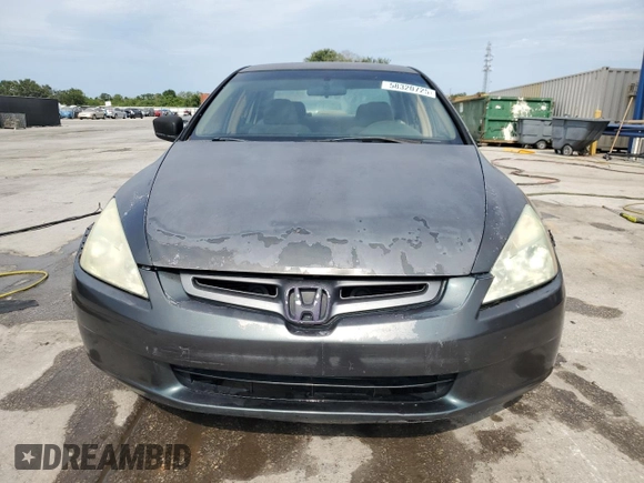2004 Honda Accord LX with VIN 3HGCM56364G710670, listed as a Copart auction lot 58320725 with Not provided miles and Salvage title. Bid and sale history available at DreamBid. Image 5.