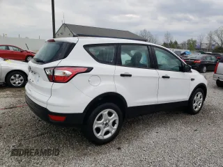 2018 Ford Escape S with VIN 1FMCU0F74JUC02609, listed as a Copart auction lot 52541145 with 18,239 mi miles and Salvage Title. Bid and sale history available at carsss.com. Image 3.
