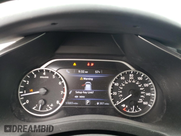 2020 Nissan Murano SV z VIN 5N1AZ2BJ6LN155196, wystawiony jako Copart lot #56223445 z przebiegiem 51 683 mil mil oraz Szkoda całkowita • Salvage title. Historia ofert i sprzedaży dostępna na DreamBid. Obrazek 9.