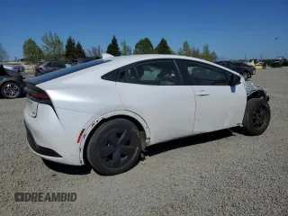 2024 Toyota Prius LE with VIN JTDADABUXR3015714, listed as a Copart auction lot 53824235 with 7,530 mi miles and Salvage title. Bid and sale history available at DreamBid. Image 3.