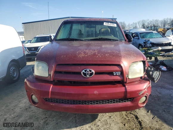 2004 Toyota Tundra Ltd with VIN 5TBBT48154S442059, listed as a Copart auction lot 43553195 with 231,910 mi miles and Salvage Title. Bid and sale history available at carsss.com. Image 5.