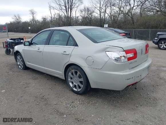 2007 Lincoln MKZ with VIN 3LNHM28T67R620942, listed as a IAAI auction lot 41929687 with 123,508 mi miles. Bid and sale history available at carsss.com. Image 3.