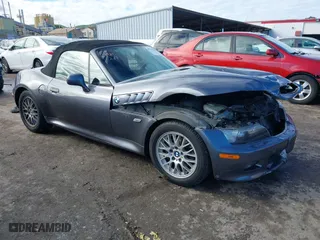 2000 BMW Z3 2.8L with VIN 4USCH3344YLF71259, listed as a IAAI auction lot 41516206 with 95,988 mi miles. Bid and sale history available at carsss.com. Image 1.