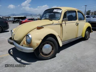 1973 Volkswagen Beetle with VIN 1332230723, listed as a Copart auction lot 57109315 with 12,672 mi miles and Clean Title. Bid and sale history available at DreamBid. Image 1.