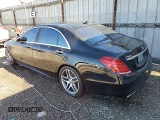 2014 Mercedes-Benz S-Class S 550 with VIN WDDUG8CB5EA025704, listed as a Copart auction lot 45691445 with 133,921 mi miles and Salvage Title. Bid and sale history available at carsss.com. Image 2.