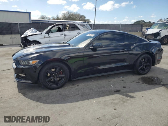 2017 Ford Mustang V6 with VIN 1FA6P8AMXH5270802, listed as a Copart auction lot 45638515 with 127,263 mi miles and Salvage title. Bid and sale history available at DreamBid. Image 1.