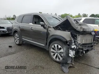 2020 Kia Telluride S with VIN 5XYP64HC4LG094983, listed as a Copart auction lot 59867725 with 15,190 mi miles and Salvage title. Bid and sale history available at DreamBid. Image 4.