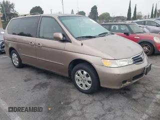 2003 Honda Odyssey EX with VIN 5FNRL186X3B074397, listed as a IAAI auction lot 41164455 with 275,188 mi miles and . Bid and sale history available at carsss.com. Image 1.