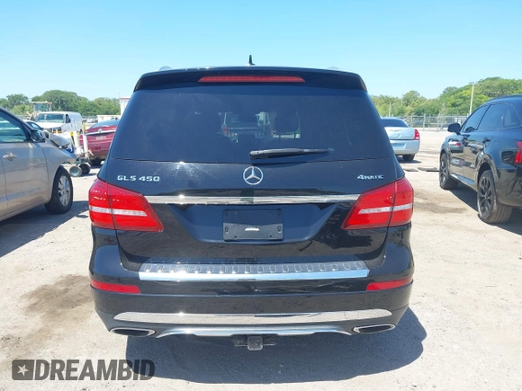 2019 Mercedes-Benz GLS 450 with VIN 4JGDF6EE9KB224314, listed as a IAAI auction lot 42073206 with 80,864 mi miles and . Bid and sale history available at DreamBid. Image 16.