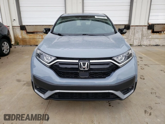 2020 Honda CR-V EX-L with VIN 2HKRW1H85LH405624, listed as a Copart auction lot 49845785 with 57,485 mi miles and Salvage Title. Bid and sale history available at carsss.com. Image 5.