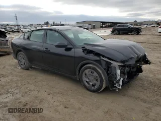 2025 Kia K4 LX with VIN 3KPFT4DE9SE036567, listed as a Copart auction lot 45118875 with 4,093 mi miles and Salvage Title. Bid and sale history available at carsss.com. Image 4.
