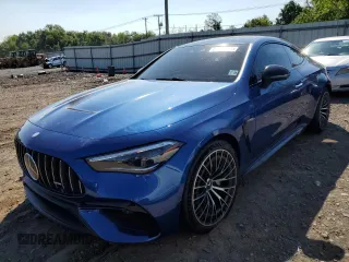 2024 Mercedes-Benz CLE 53 AMG z VIN W1KMJ6CBXRF020321, wystawiony jako Copart lot #67839954 z przebiegiem 486 mil mil oraz Szkody całkowita. Historia ofert i sprzedaży dostępna na DreamBid. Obrazek 1.