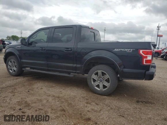2018 Ford F-150 XL with VIN 1FTEW1EPXJFB04008, listed as a Copart auction lot 61062825 with 94,030 mi miles and Salvage title. Bid and sale history available at DreamBid. Image 2.