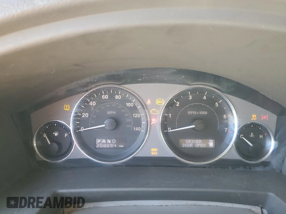 2008 Jeep Commander Overland с VIN 1J8HG68268C236386, выставлен на аукционе Copart как лот 47257805 с пробегом 208 094 миль миль и Списание • Salvage title. История ставок и продаж доступна на DreamBid. Изображение 9.