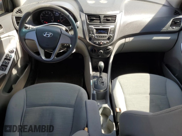 2015 Hyundai Accent GLS with VIN KMHCT4AE8FU911244, listed as a Copart auction lot 49789515 with 107,951 mi miles and Salvage Title. Bid and sale history available at DreamBid. Image 8.