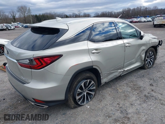 2021 Lexus RX with VIN 2T2HZMDA4MC260038, listed as a IAAI auction lot 41737513 with 45,252 mi miles. Bid and sale history available at carsss.com. Image 4.