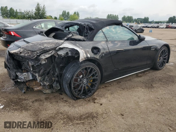 2022 Mercedes-Benz SL 63 AMG z VIN W1KVK8BB1NF004145, wystawiony jako Copart lot #64583964 z przebiegiem Nie podano mil oraz Czysty tytuł • Clean title. Historia ofert i sprzedaży dostępna na DreamBid. Obrazek 3.