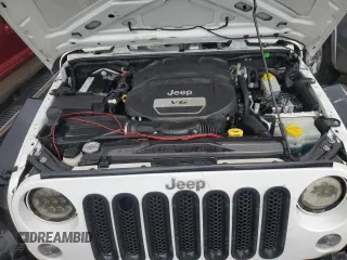 2018 Jeep Wrangler JK Unlimited Sport S with VIN 1C4BJWDG2JL809600, listed as a Copart auction lot 76384474 with 0 mi miles and Non Repairable. Bid and sale history available at carsss.com. Image 12.