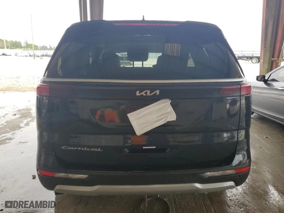 2022 Kia Carnival LXS with VIN KNDNB4H30N6157604, listed as a Copart auction lot 59313494 with 99,824 mi miles and Non Repairable. Bid and sale history available at carsss.com. Image 6.