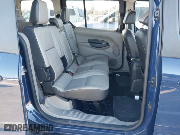 2015 Ford Transit Connect Wagon Titanium with VIN NM0GE9G75F1177148, listed as a IAAI auction lot 41035037 with 139,205 mi miles. Bid and sale history available at carsss.com. Image 8.