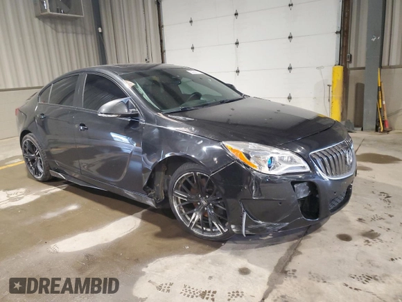 2015 Buick Regal GS with VIN 2G4GT5GX0F9127508, listed as a Copart auction lot 60233115 with 109,109 mi miles and Salvage title. Bid and sale history available at DreamBid. Image 4.