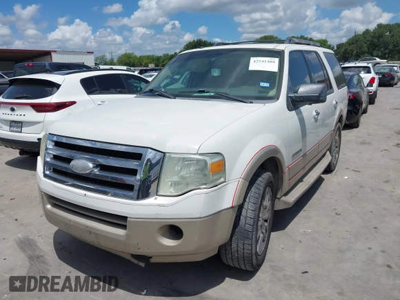 2008 Ford Expedition Eddie Bauer with VIN 1FMFU17578LA77086, listed as a IAAI auction lot 42541488 with 206,013 mi miles and . Bid and sale history available at DreamBid. Image 2.
