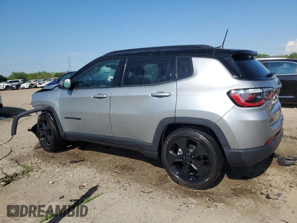 2020 Jeep Compass Latitude with VIN 3C4NJCBB8LT162579, listed as a Copart auction lot 56656665 with 78,828 mi miles and Salvage title. Bid and sale history available at DreamBid. Image 2.