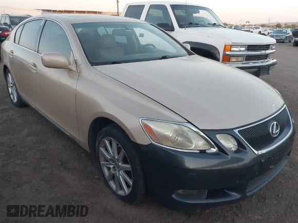 2006 Lexus GS 300 z VIN JTHBH96S865040187, wystawiony jako IAAI lot #42059603 z przebiegiem 256 346 mil mil oraz . Historia ofert i sprzedaży dostępna na DreamBid. Obrazek 1.