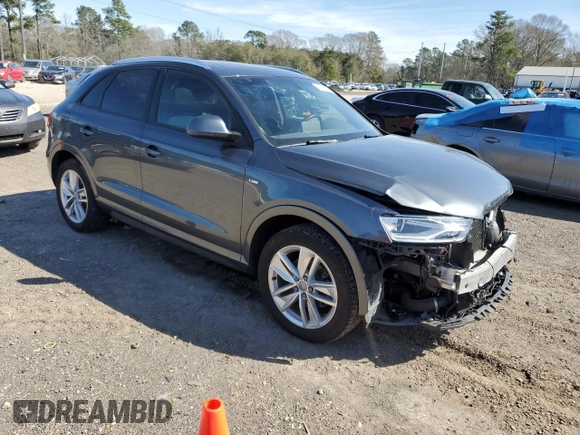 2018 Audi Q3 Premium with VIN WA1BCCFS2JR000826, listed as a Copart auction lot 41724573 with 45,713 mi miles. Bid and sale history available at carsss.com. Image 4.