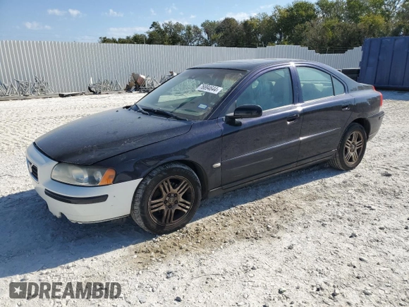 2005 Volvo S60 with VIN YV1RH592652464532, listed as a Copart auction lot 45497205 with 141,044 mi miles and Clean Title. Bid and sale history available at carsss.com. Image 1.